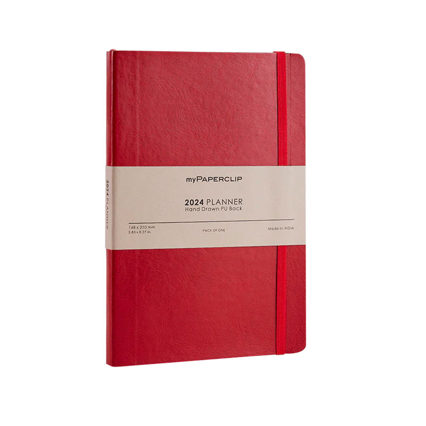 myPAPERCLIP R2 2024 Weekly Planner - Red
