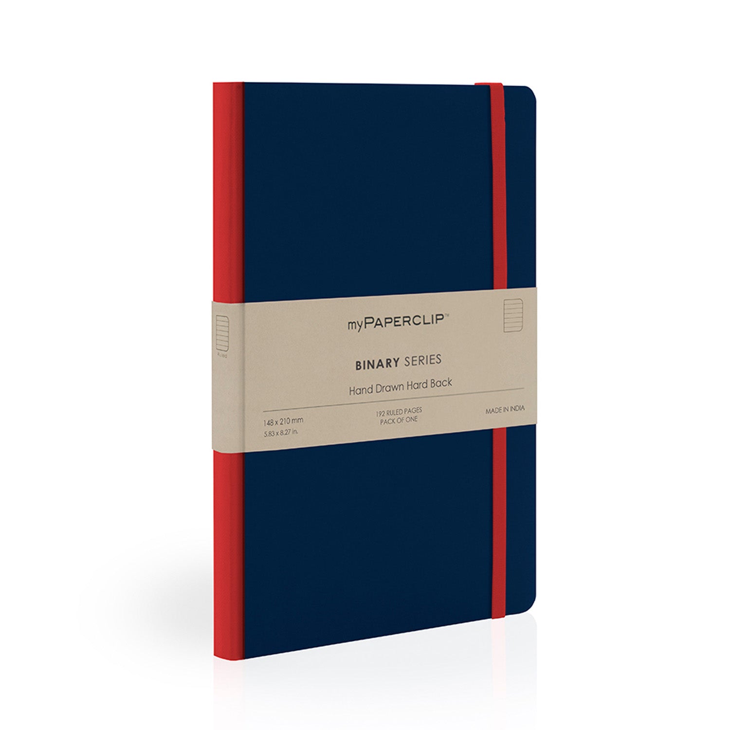 Buy myPAPERCLIP Binary Series Blue Notebook|Notebooks Online ...