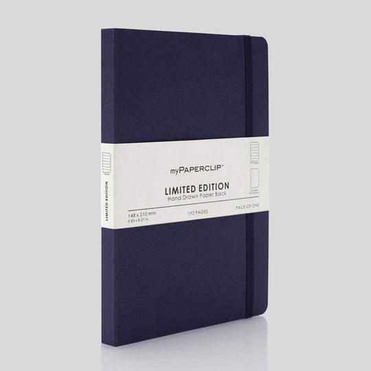 myPAPERCLIP Limited Edition Soft Cover Notebook - Aubergine - A5 - Ruled