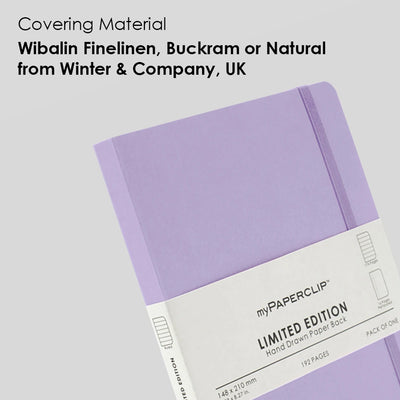 myPAPERCLIP Limited Edition Soft Cover Notebook - Lilac - A5 - Ruled 3