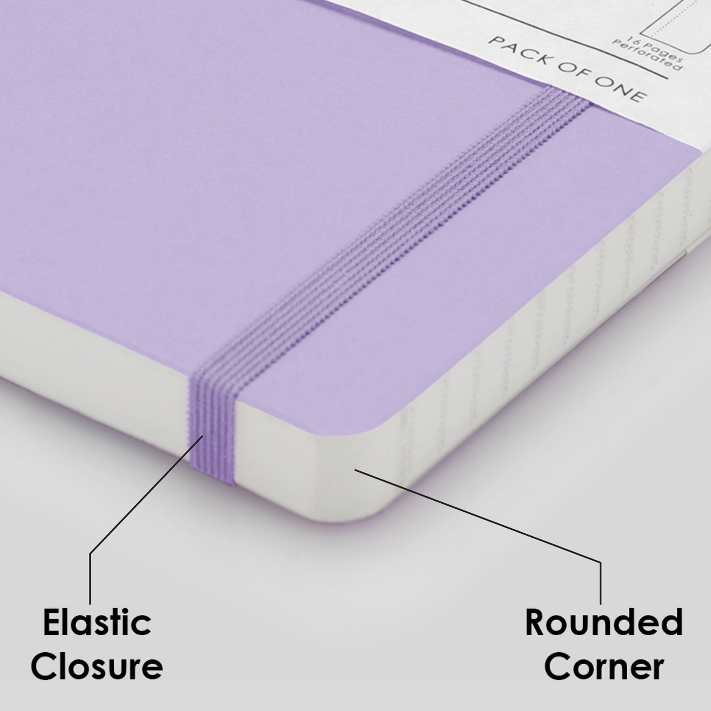 myPAPERCLIP Limited Edition Soft Cover Notebook - Lilac - A5 - Squared 6