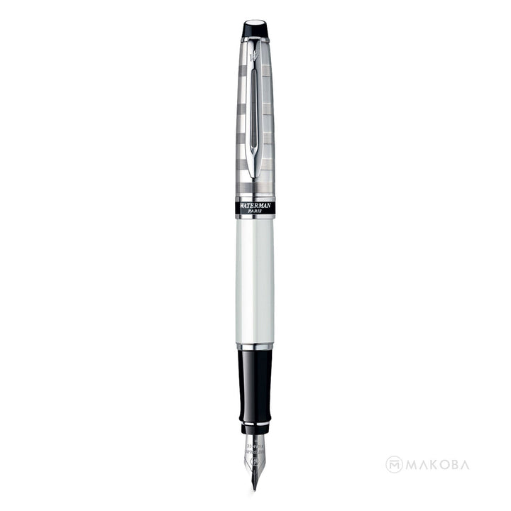 Waterman Expert Deluxe White CT Fountain Pen | Shop Online
