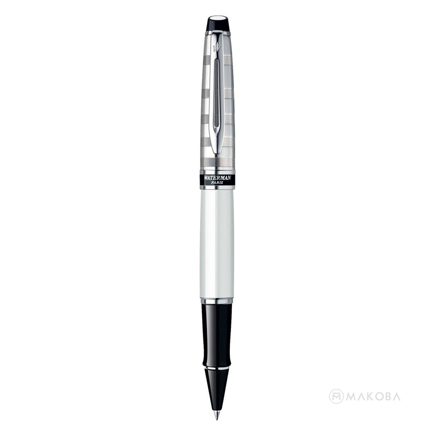 Waterman Expert Roller Ball Pen - Deluxe White CT 2