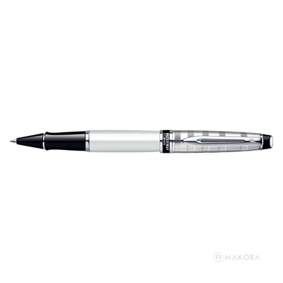 Waterman Expert Roller Ball Pen - Deluxe White CT 3