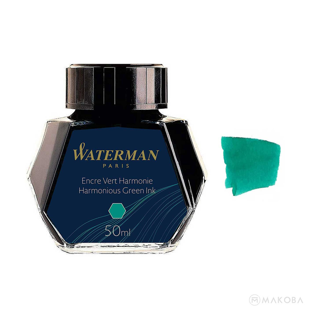 Waterman Harmonious Green Ink Bottle - 50ml 2