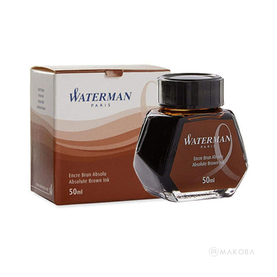 Waterman Absolute Brown Ink Bottle - 50ml 2