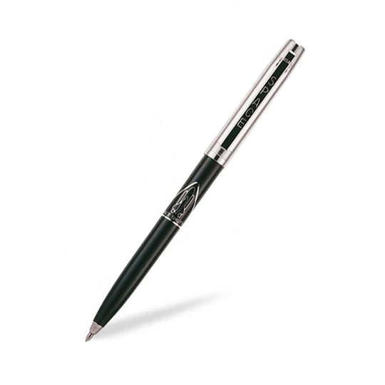 Fisher Space Shuttle Imprint Cap-O-Matic Space Ball Pen, Black Chrome