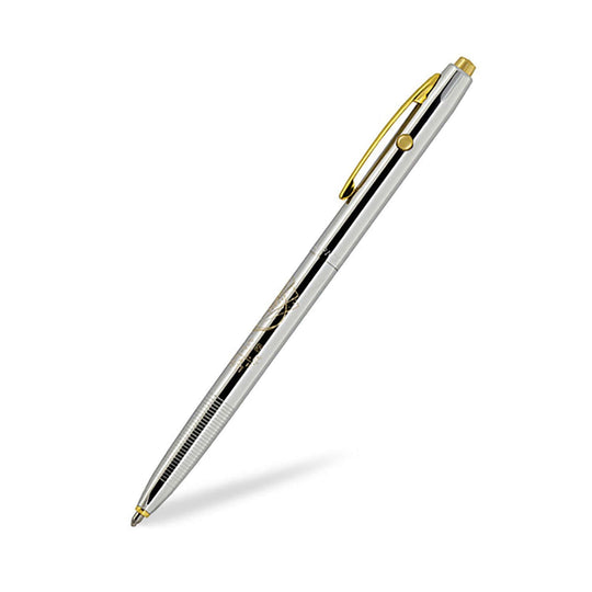 Fisher Space Commemorative Edition Shuttle Space Ball Pen & Coin Set, Chrome / Gold Trim