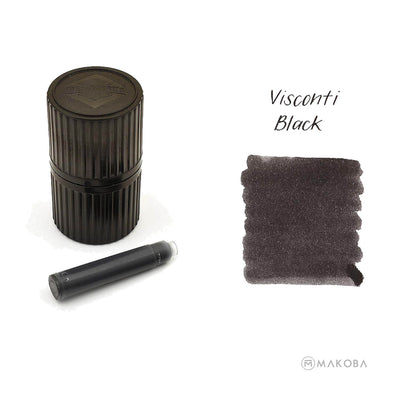 VISCONTI BLACK INK CARTRIDGES - PACK OF 7 2