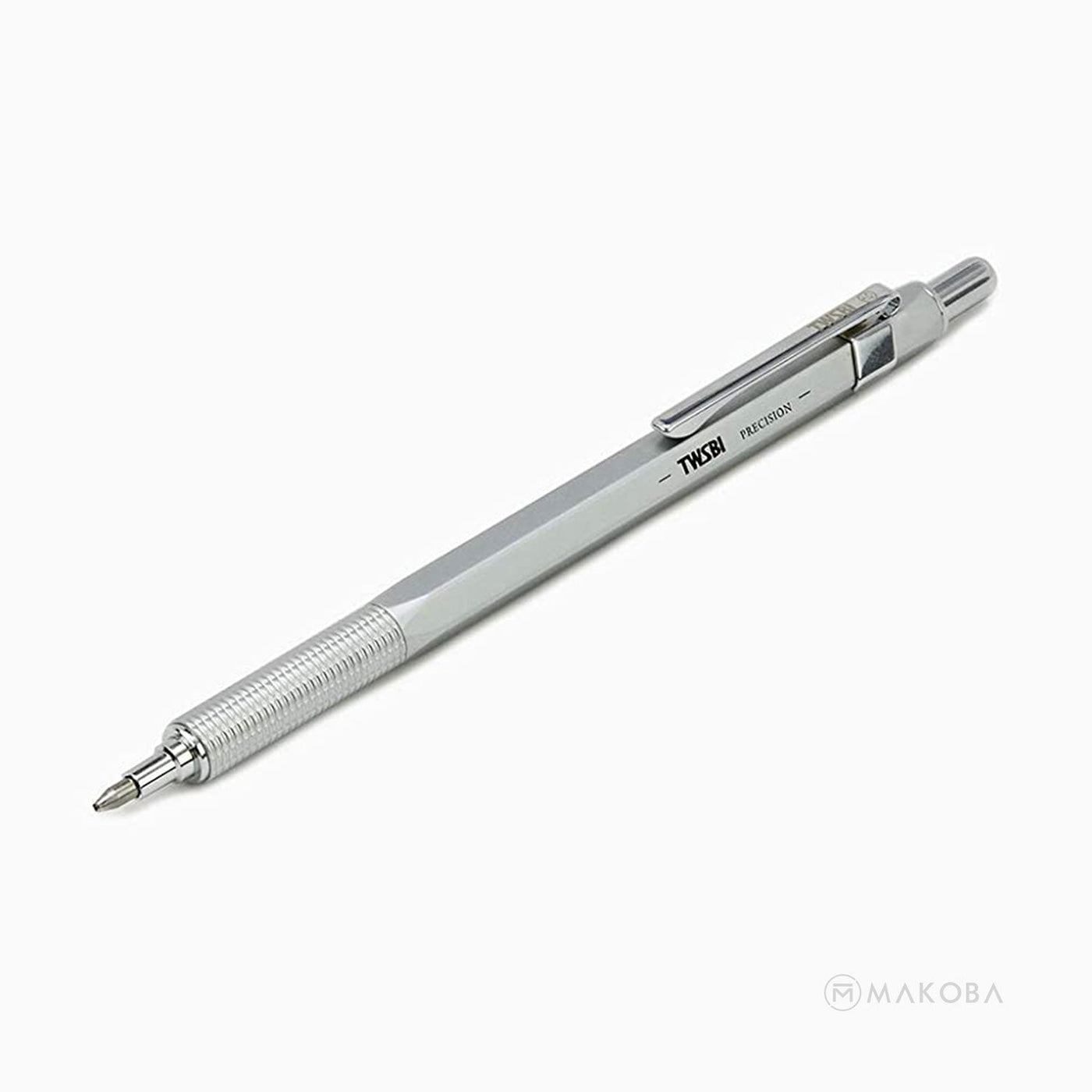 TWSBI Precision 1mm Ball Pen Silver 2