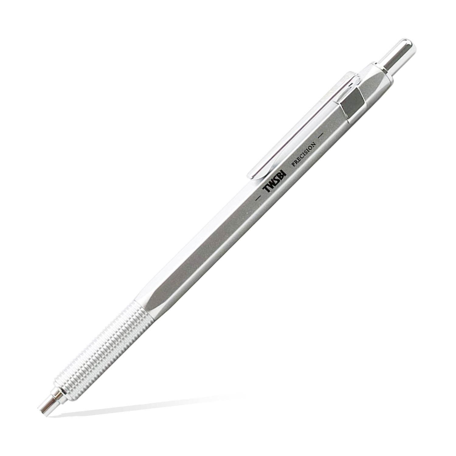 TWSBI Precision Druckbleistift – Silber, 0,7 Mm, Metallgehäuse, Für Präzises Schreiben