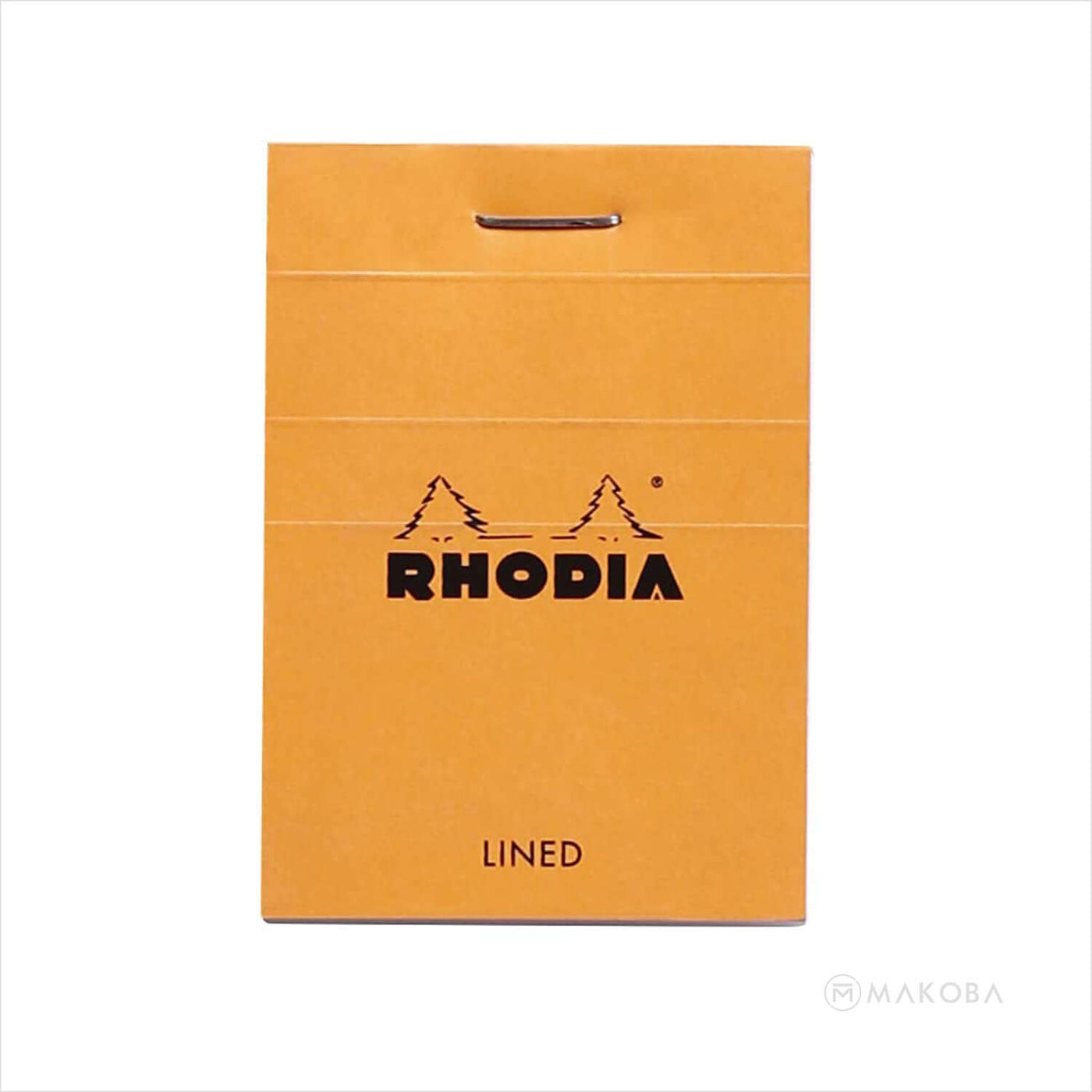 Rhodia Basics Notepad, Orange - Top Stapled 9