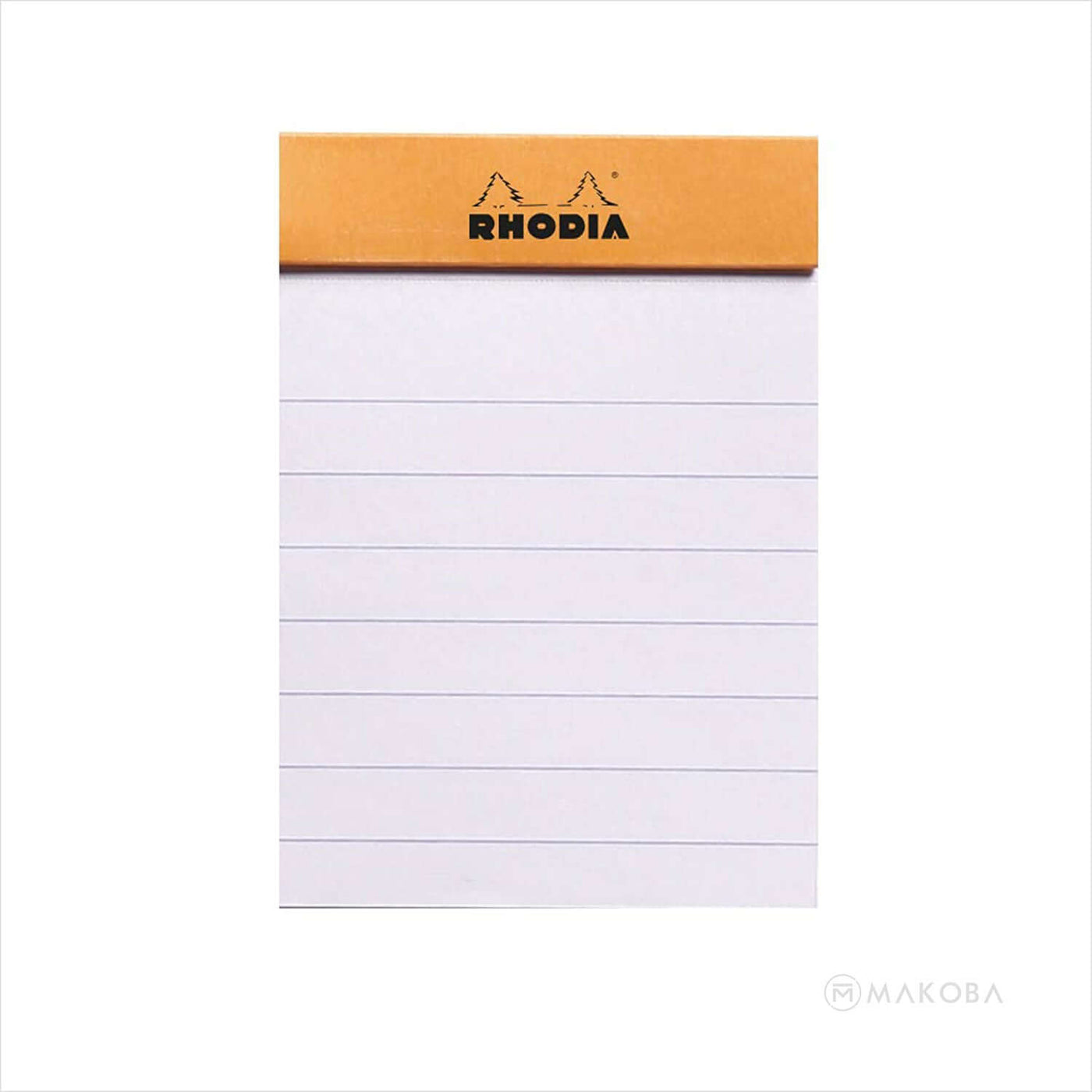 Rhodia Basics Notepad, Orange - Top Stapled 27