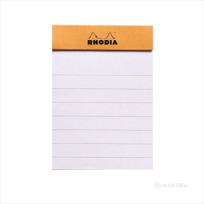 Rhodia Basics Notepad, Orange - Top Stapled 27