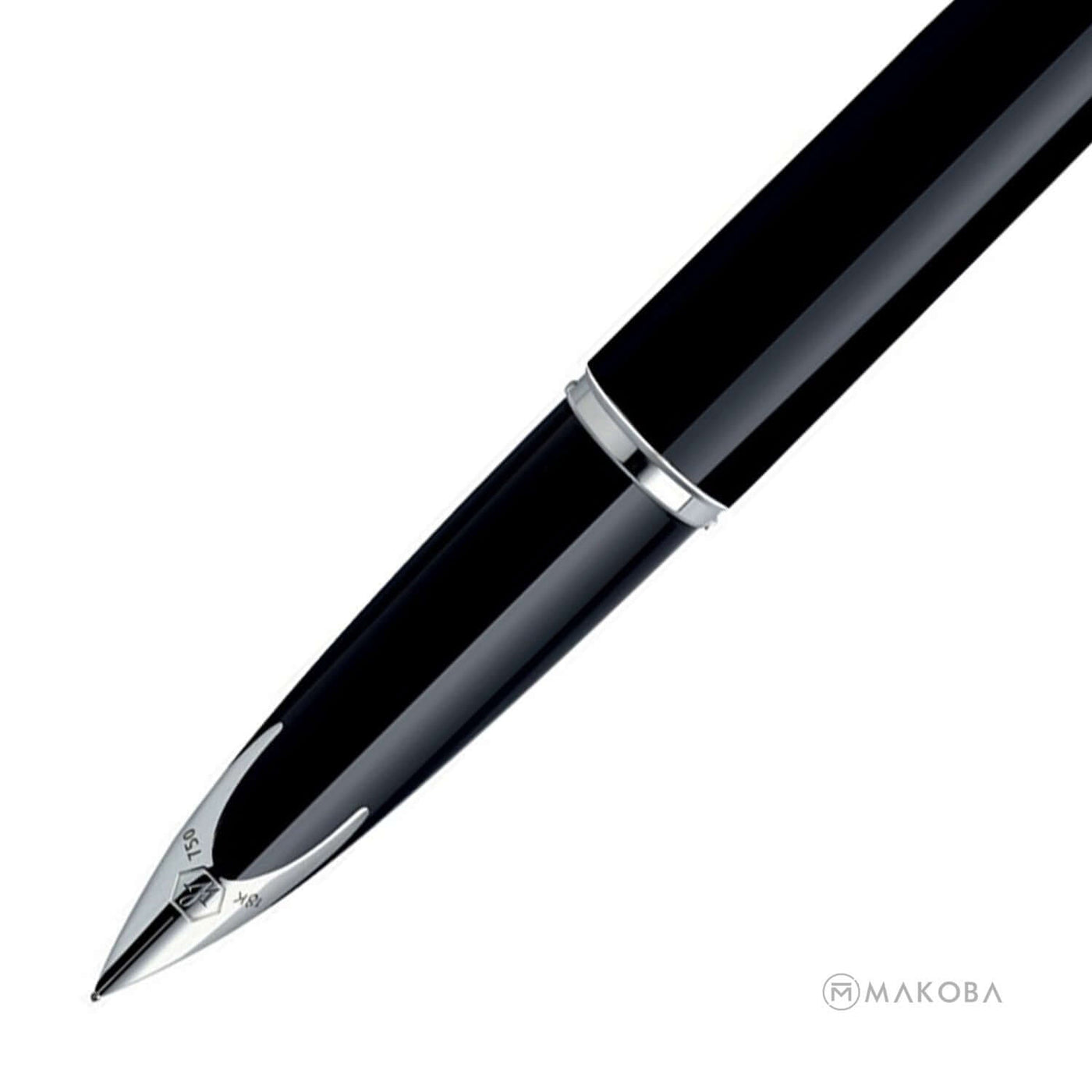 Waterman Carene Fountain Pen - Contemporary Black & Gunmetal 2