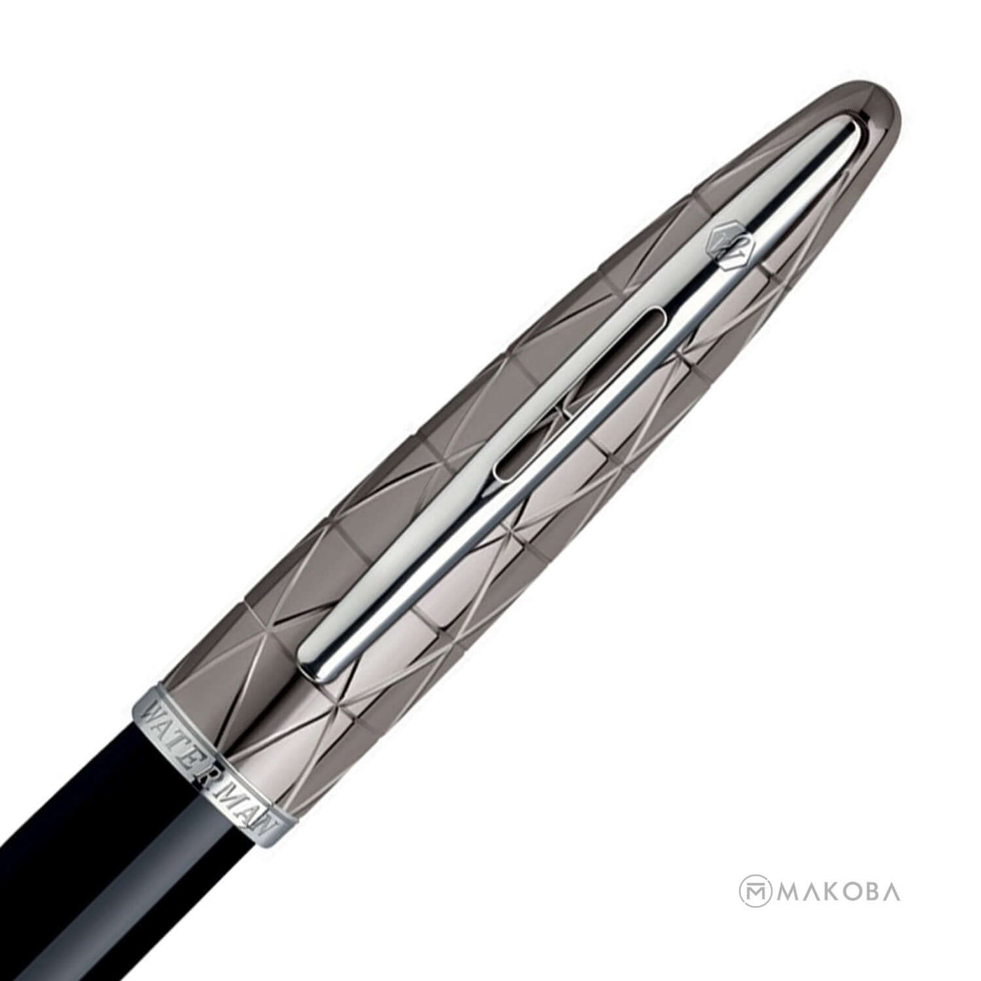 Waterman Carene Fountain Pen - Contemporary Black & Gunmetal 3