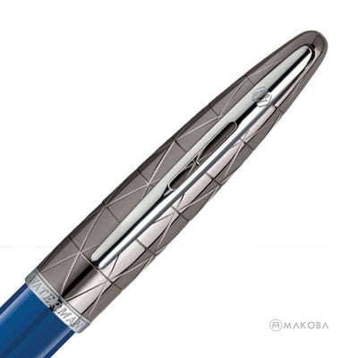 Waterman Carene Ball Pen - Contemporary Blue & Gunmetal 3