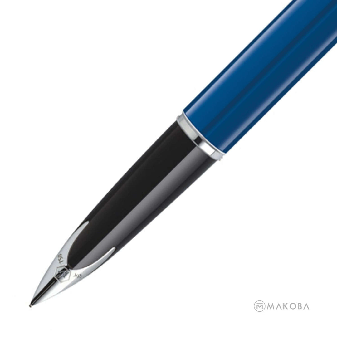 Waterman Carene Blue & Gunmetal Fountain Pen | Shop Online