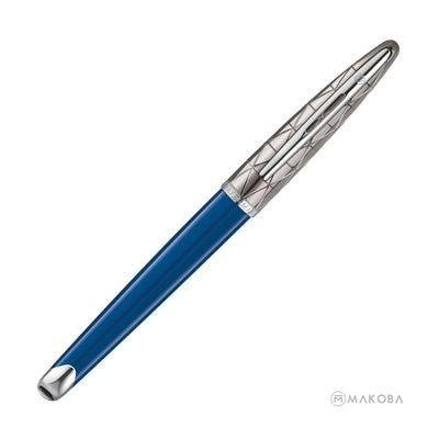 Waterman Carene Fountain Pen - Contemporary Blue & Gunmetal 4