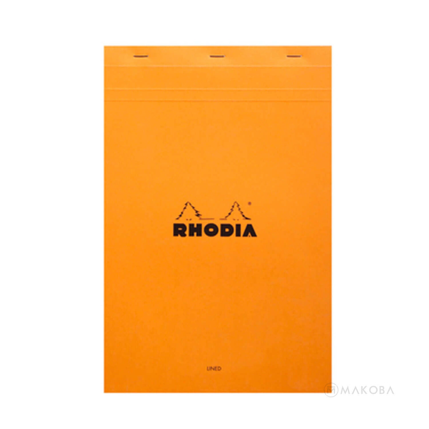 Rhodia Basics Pre-Punched Notepad, Orange - A4+ 3