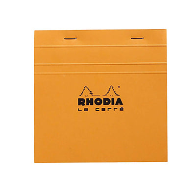 Rhodia Le Carre Notepad, Orange - Ruled 2