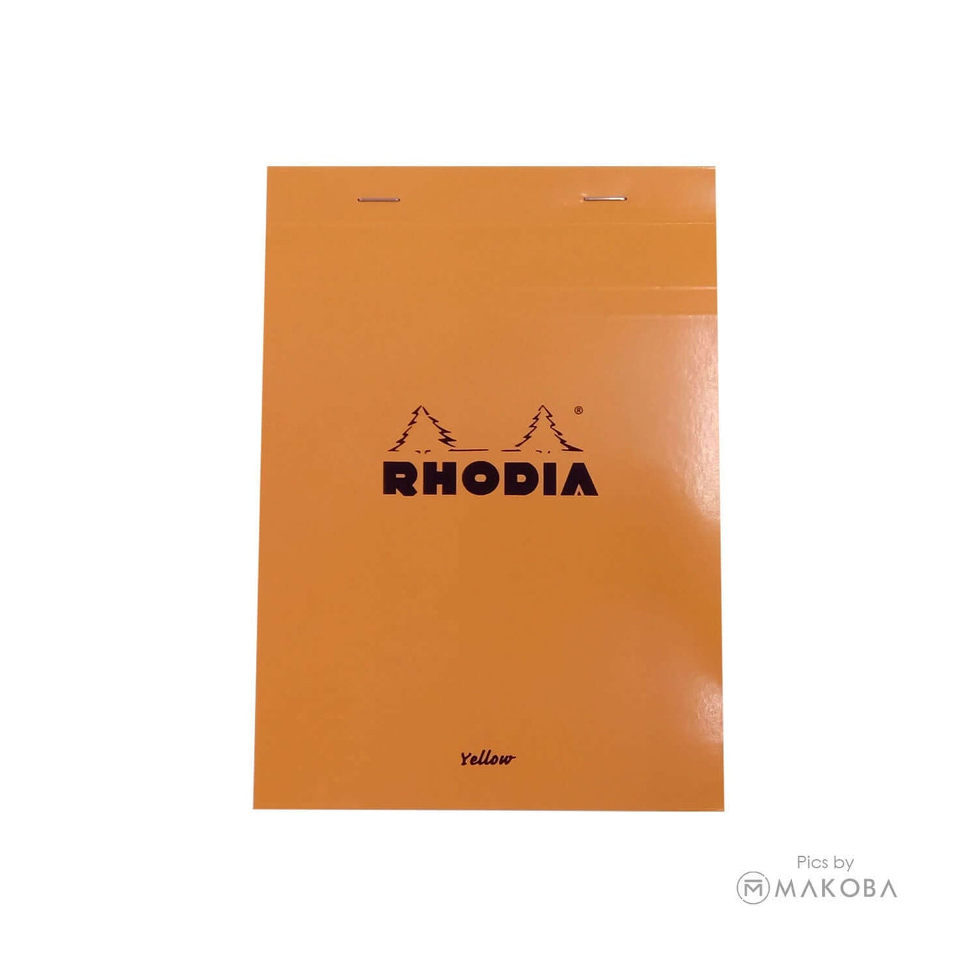 Rhodia Basics Notepad, Orange - Top Stapled 3