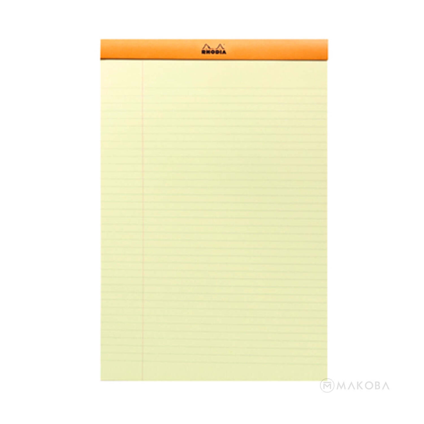 Rhodia Basics Notepad, Orange - Top Stapled 25