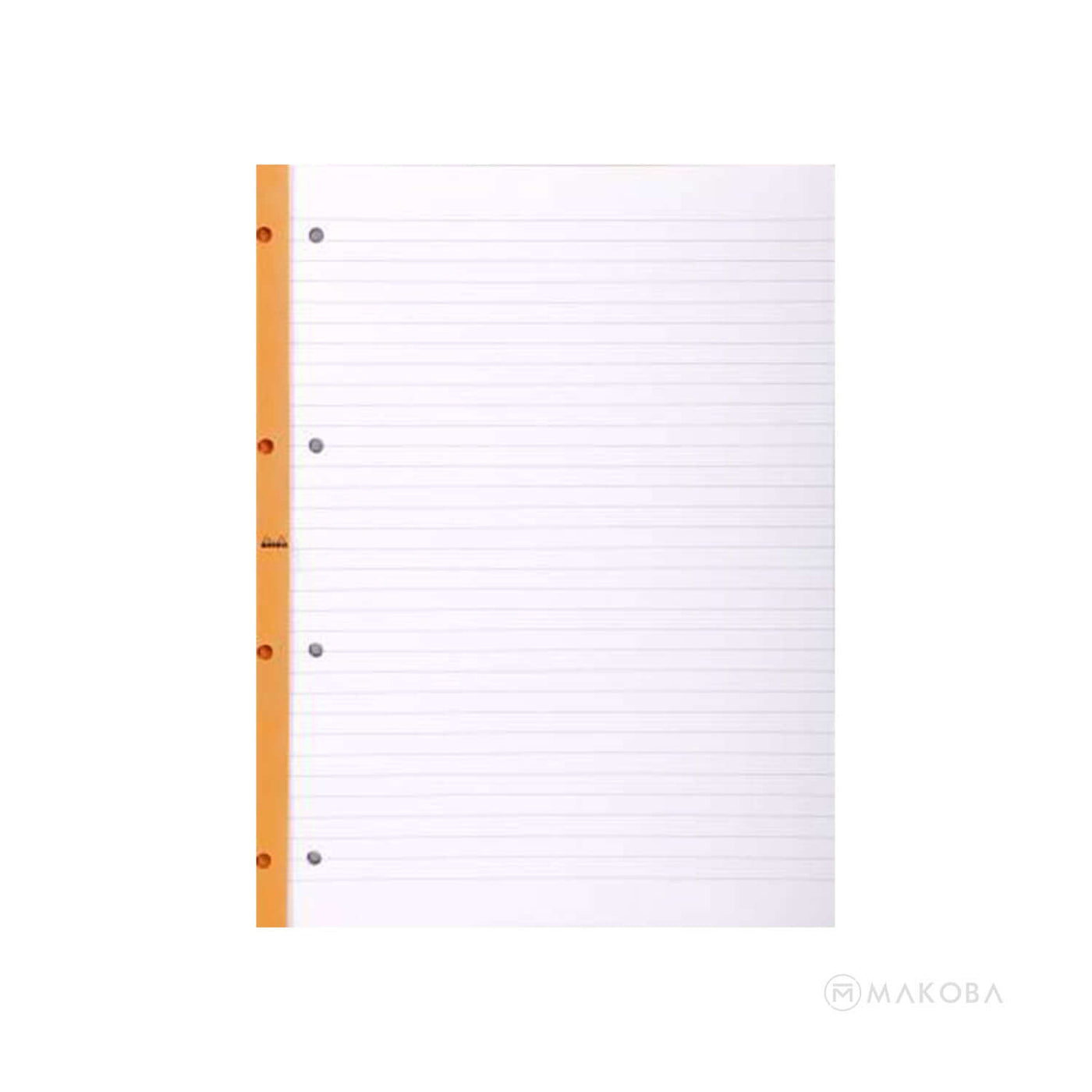 Rhodia Basics Pre-Punched Notepad, Orange - A4+ 2