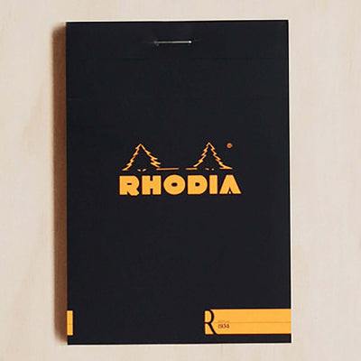 R By Rhodia Premium Notepad, Black (Unruled) - Top Stapled 2