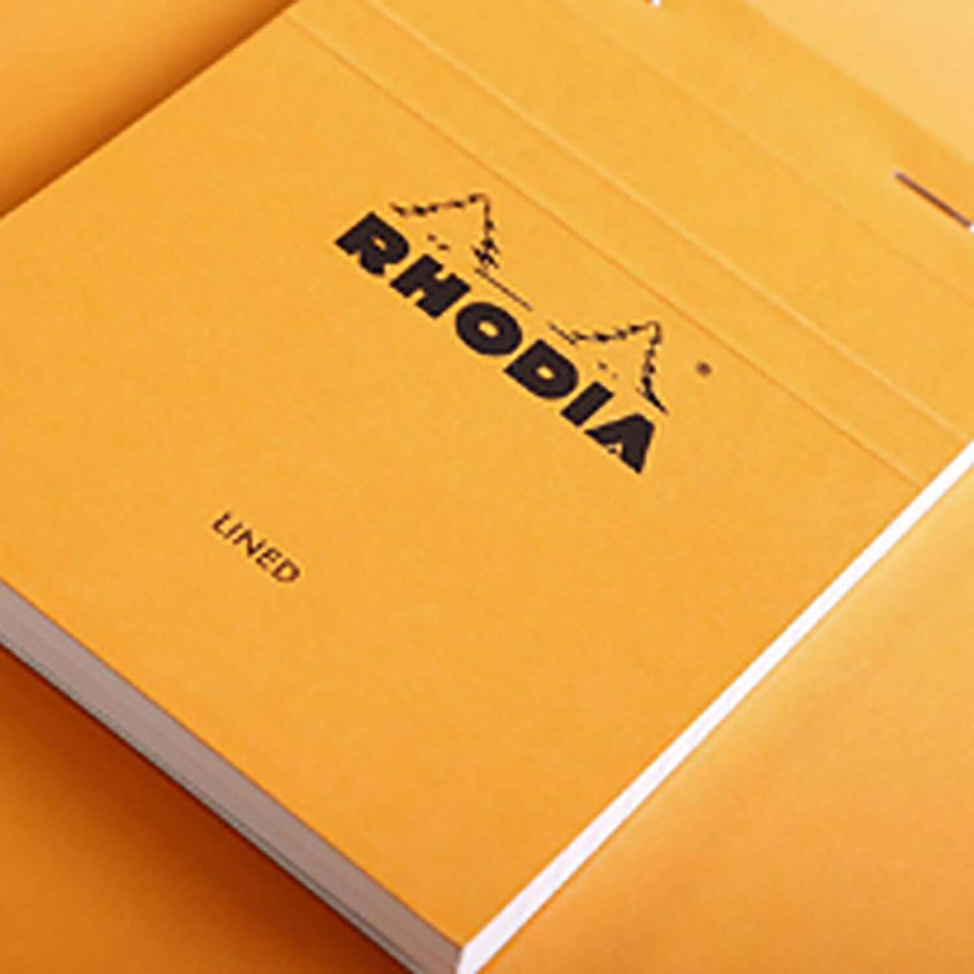 Rhodia Basics Notepad, Orange - Top Stapled 19