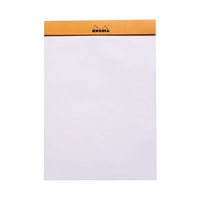 Rhodia Basics Notepad, Orange - Top Stapled 16