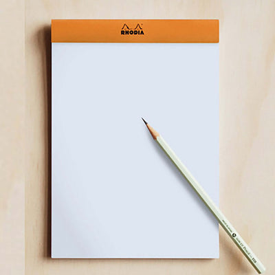 R By Rhodia Premium Notepad, Orange (Unruled) - Top Stapled 2