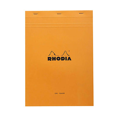 Rhodia Basics Notepad, Orange - Top Stapled 2