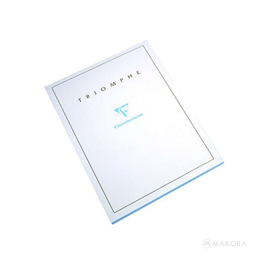 Clairefontaine Triomphe Ruled Notepad, White
