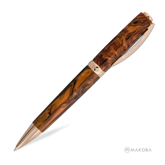 Visconti Medici Briar Ball Pen, Brown