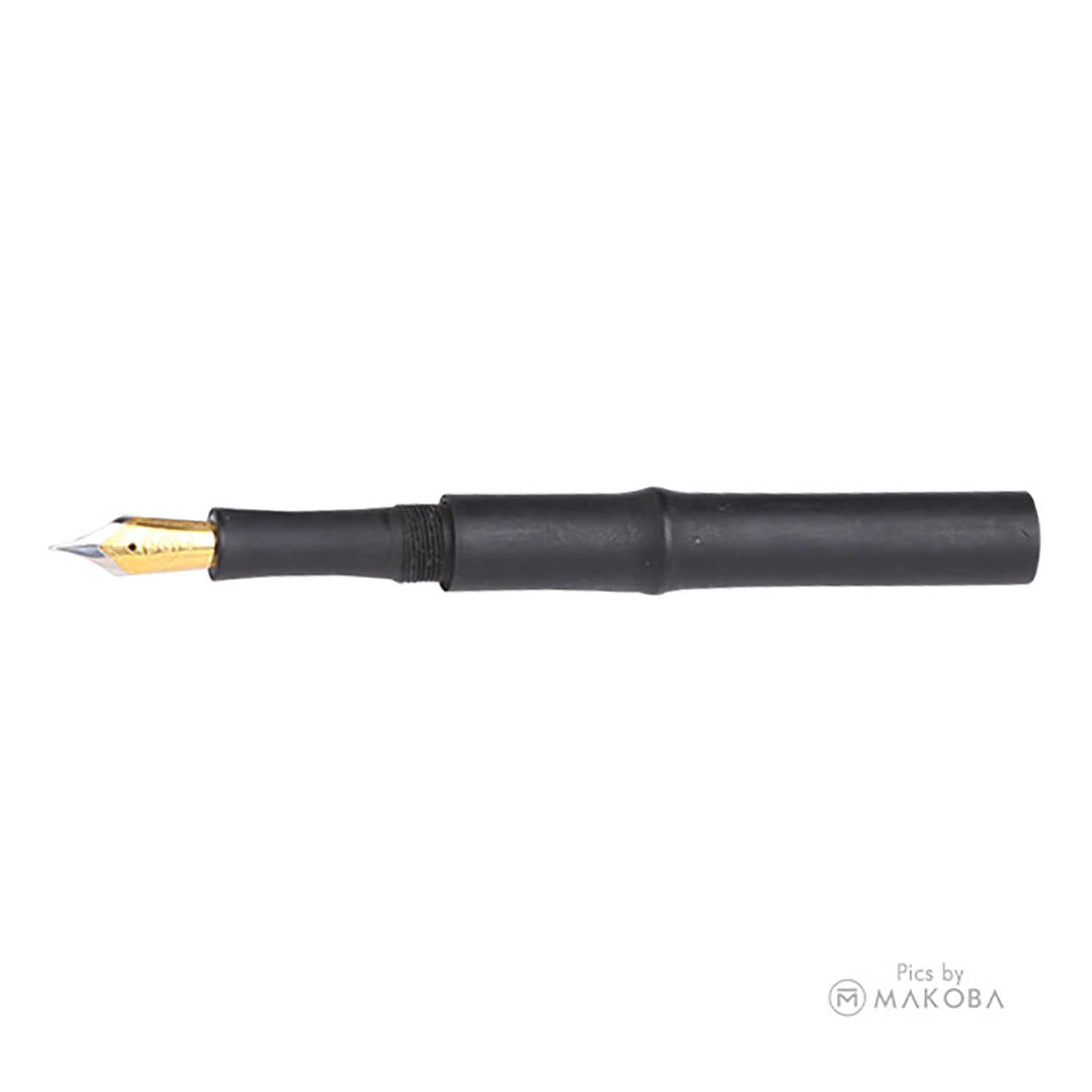 Ranga Mini Sugarcane Regular Ebonite Fountain Pen, Matte Black - Steel ...