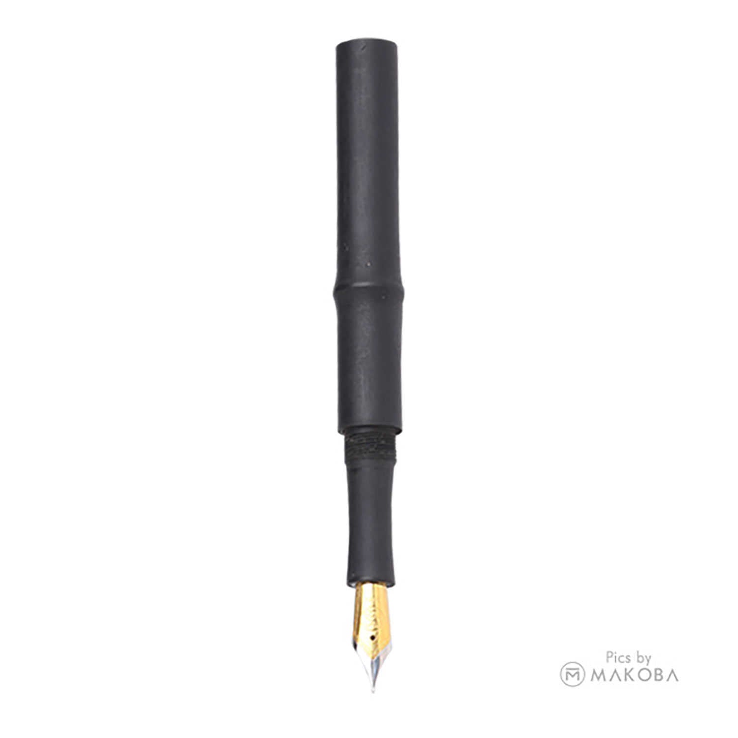 Ranga Mini Sugarcane Regular Ebonite Fountain Pen, Matte Black - Steel ...