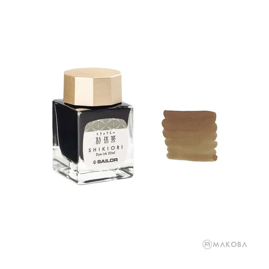Sailor Shikiori Ink Bottle, Rikyucha (Brown) - 20ml