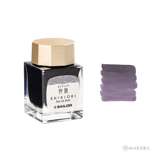 Sailor Shikiori Ink Bottle, Chushu (Grey) - 20ml