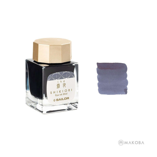 Sailor Shikiori Ink Bottle, Shimoyo (Frosty Night) - 20ml