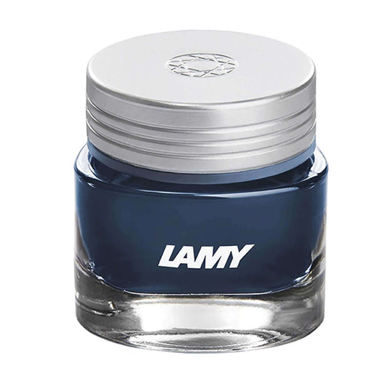 Lamy T53 Crystal Benitoite Ink Bottle, Blue Black- 30ml