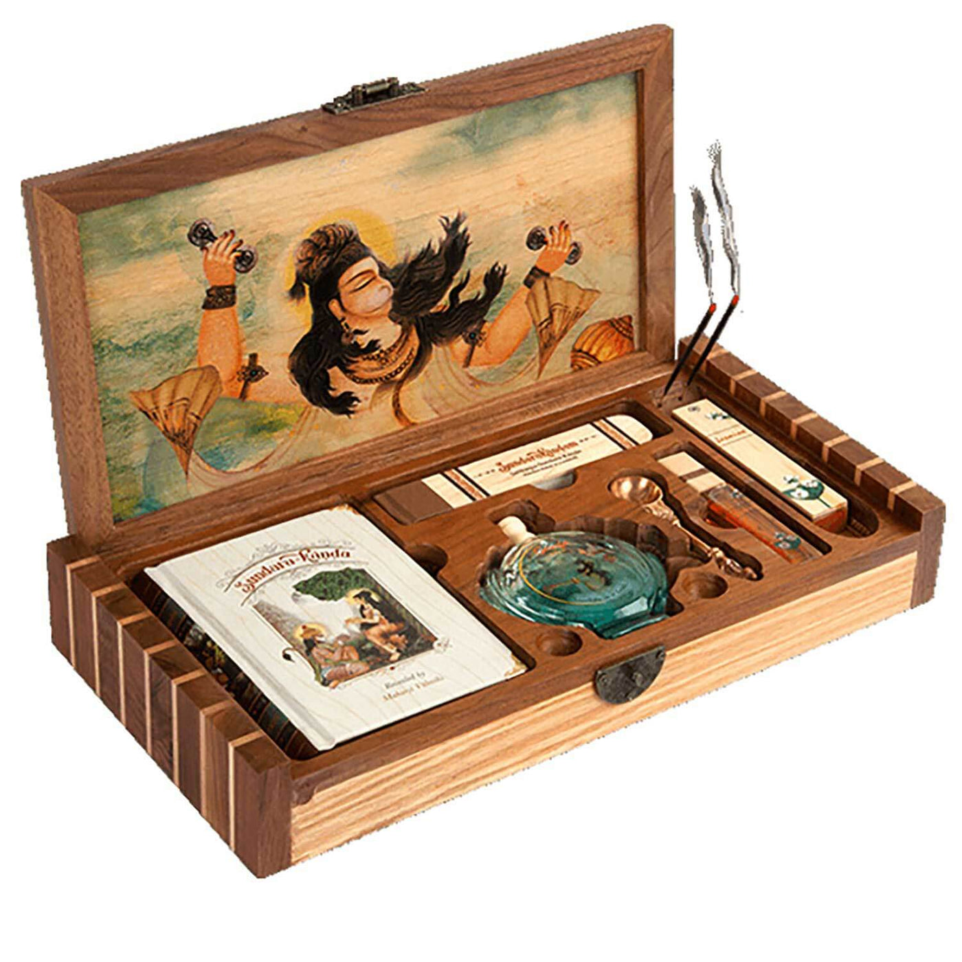 Vedic Cosmos Gift Set Sundara-Kanda In Wooden Box - A6 1