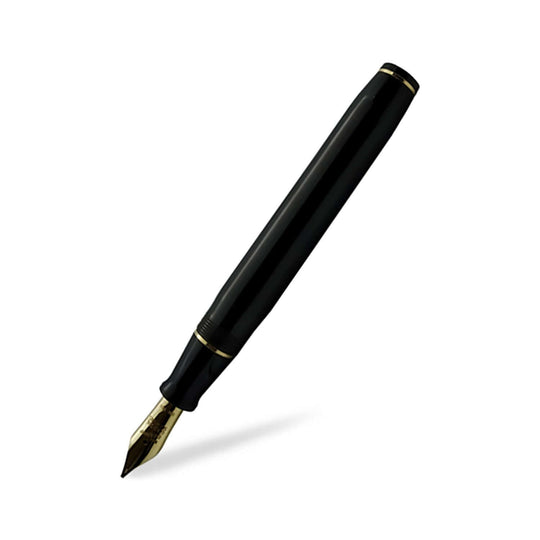 Wahl Eversharp Signature Classic Fountain Pen, Black / Gold Trim - 18K Gold Nib