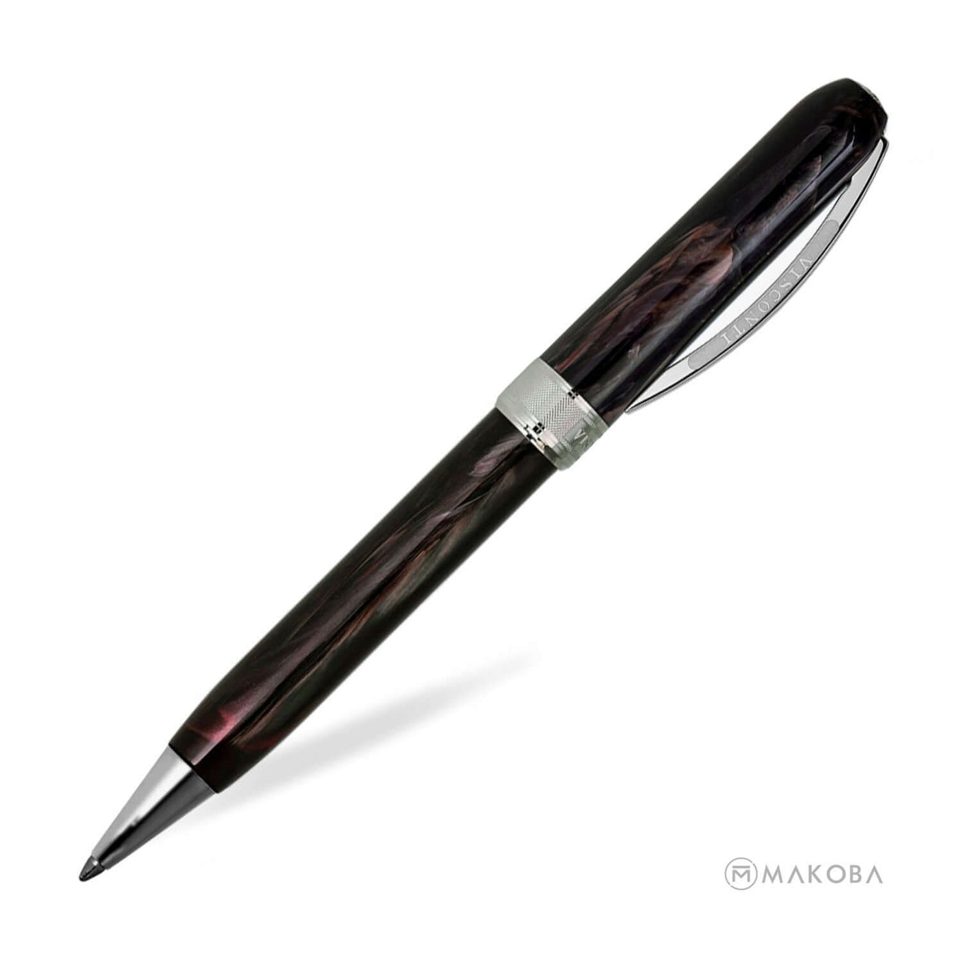 VISCONTI REMBRANDT ECLIPSE CHROME TRIM BALL PEN 1