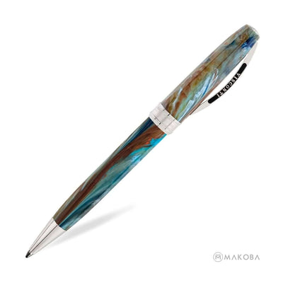 VISCONTI VAN GOGH PORTRAIT BLUE BROWN CHROME TRIM BALL PEN 1