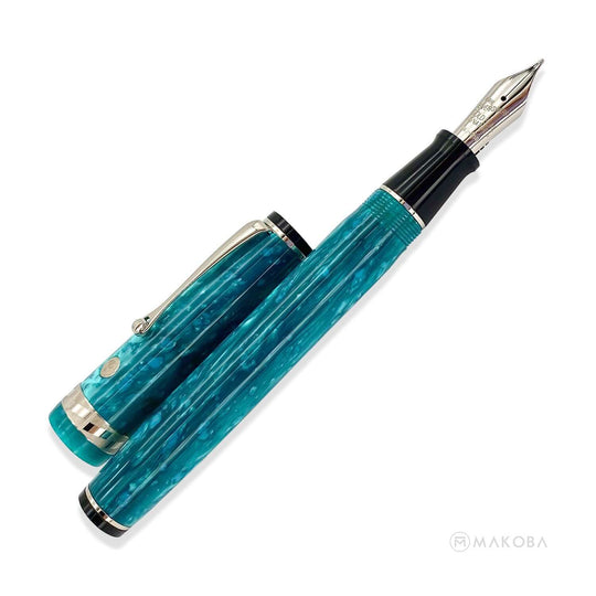 Wahl Eversharp Signature Classic Fountain Pen, Jade (Green) / Rhodium Trim - 18K Gold Nib