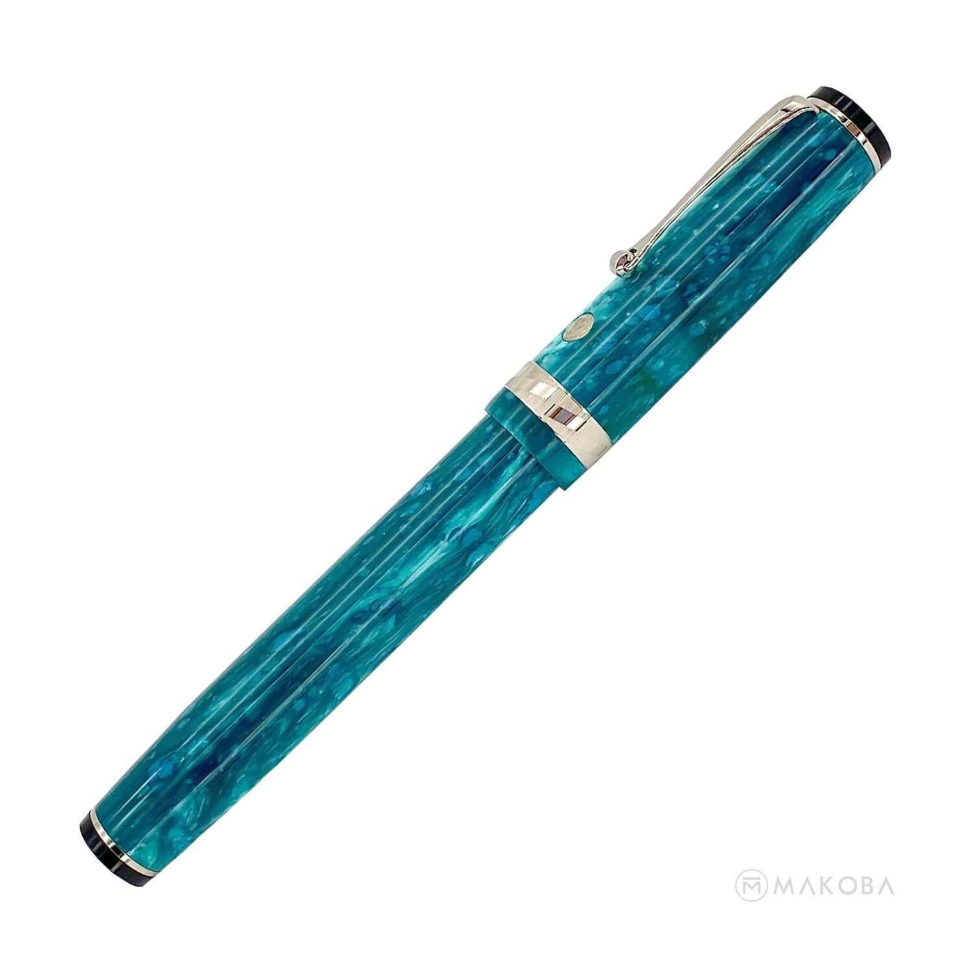 Wahl Eversharp Signature Classic Fountain Pen, Jade (Green) / Rhodium Trim - 18K Gold Nib 4