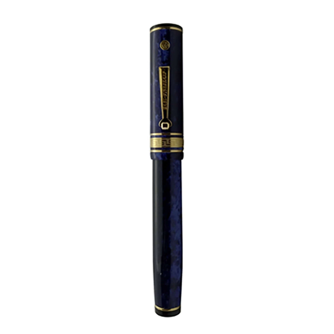 Wahl Eversharp Decoband Oversized Fountain Pen, Positano (Blue) / Gold Trim - 18K Gold Nib 4