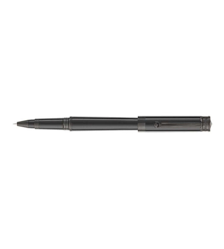 Stylo Montegrappa Parola Noir - Bille Ou Roller, Plaqué Platine, Luxe Italien