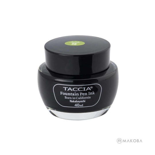 Taccia Sunao-Iro Uguisu Ink Bottle, Olive Green - 40ml